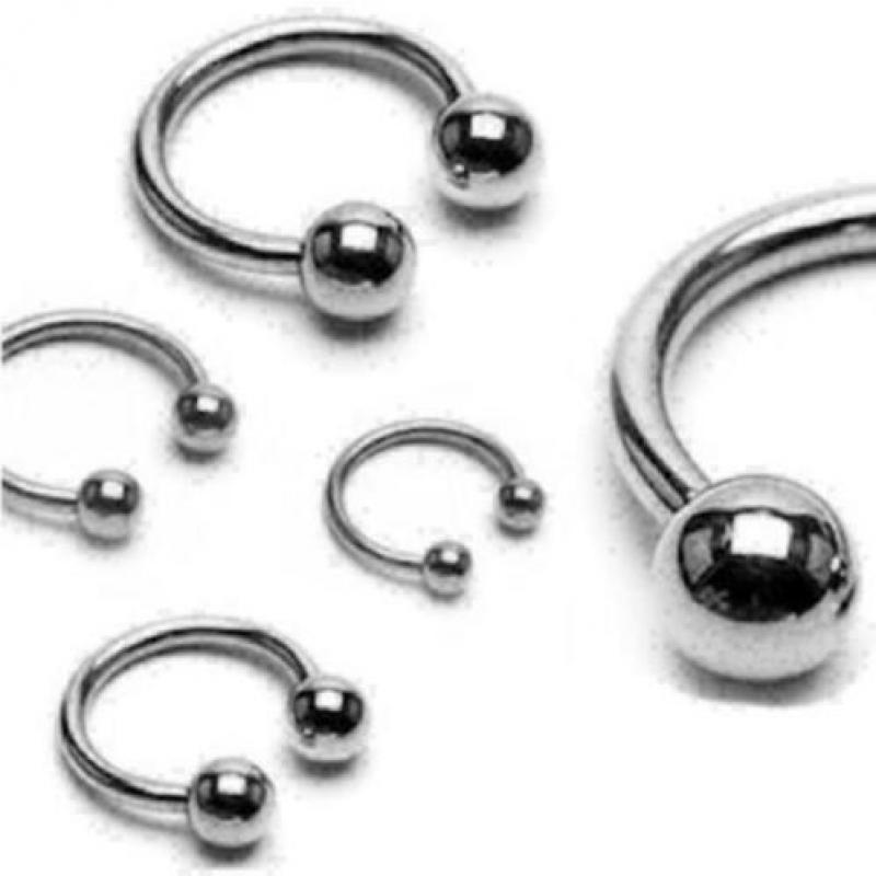 Monstercollectie Basic TITANIUM Piercings ~ 90259