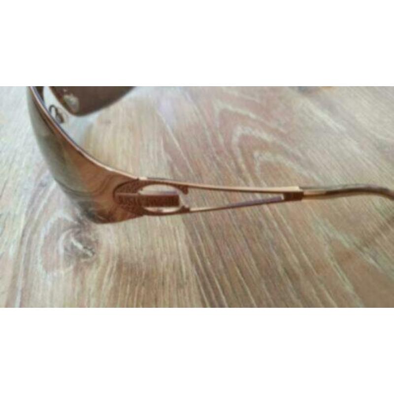 Just cavalli rose gouden bril met spiegel glas 115