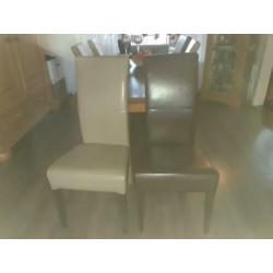 6 eetkamer stoelen