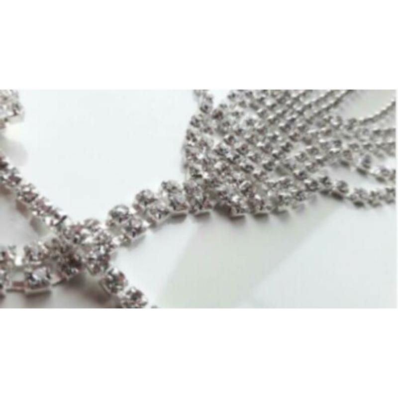 Nieuwe Dames String Strass/Rhinestone Body Jewelry