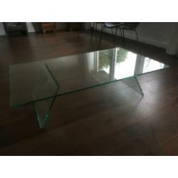 Glazen salontafel merk Helderr