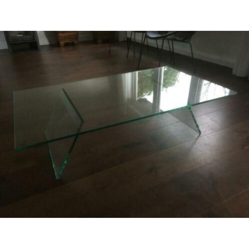 Glazen salontafel merk Helderr