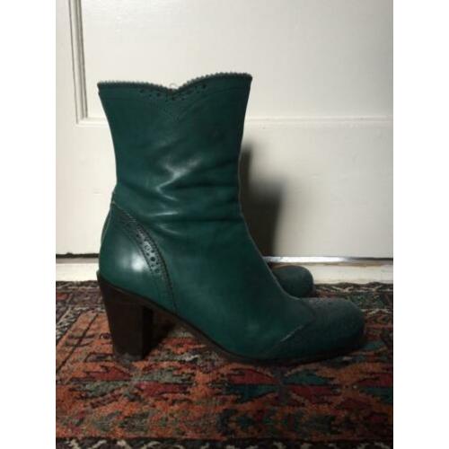 Groene broque laarsjes van Sacha. Maat 41