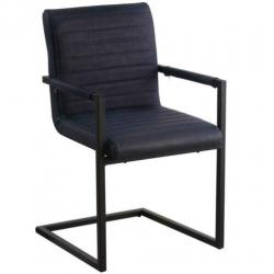 stoel Groen, Blauw, Cognac, Antraciet of Zwart NEW