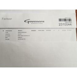 Te koop 6 echt lederen eetkamer stoelen met armleuning