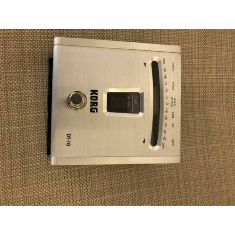 Korg DT-10 tuner in pedaalvorm