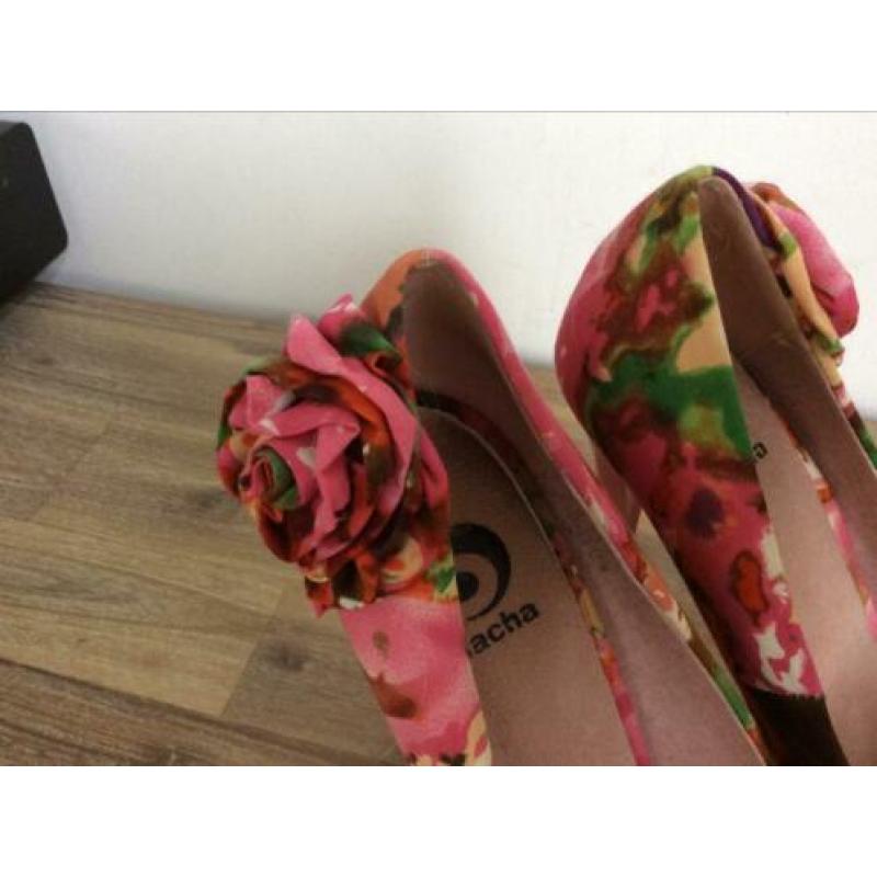 Sacha gebloemde pumps maat 39