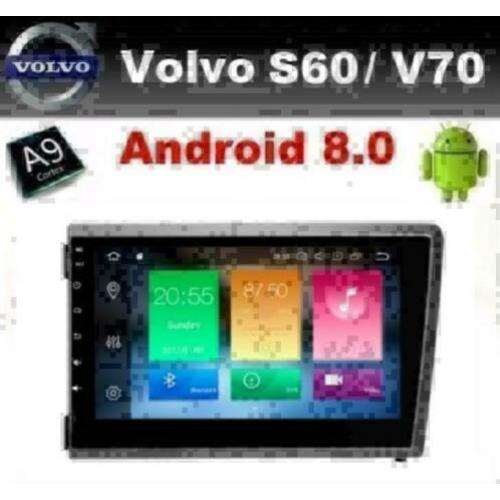 Volvo V70 S60 XC70 navigatie android 8.0 wifi dab+ carkit