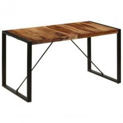 Nieuwe Eettafel 140x70x75 cm massief sheeshamhout Op=Op!