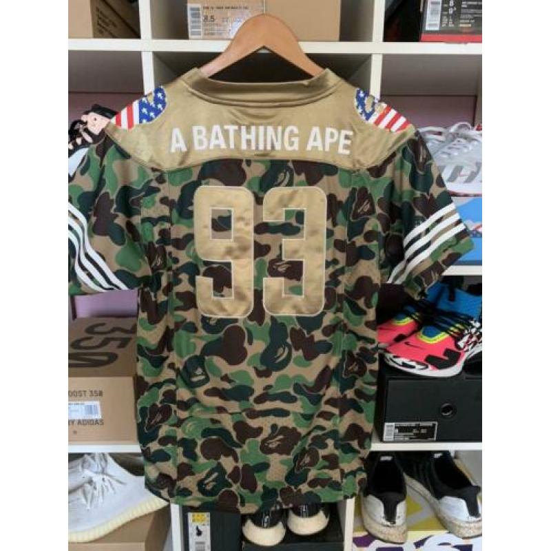 Bape x adidas jersey (shirt) size S