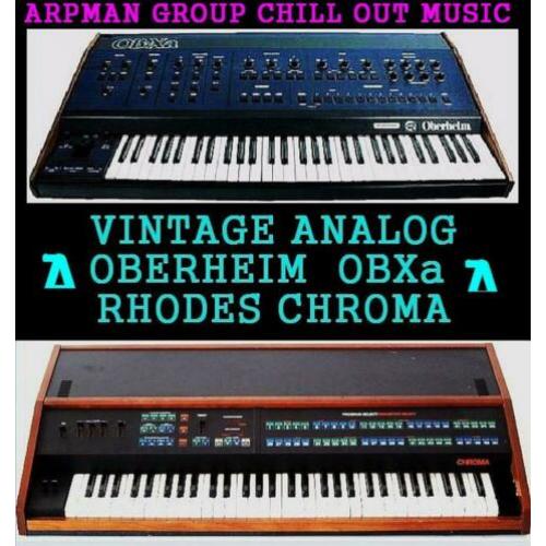3 ANALOG SYNTHESIZER =SIEL DK-80--OBERHEIM OBXa--ARP-CHROMA