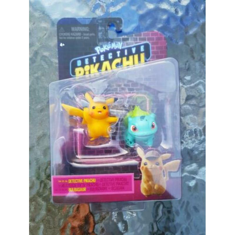 Pokémon Detective Pikachu Figuren Bulbasaur Psyduck Mewtwo