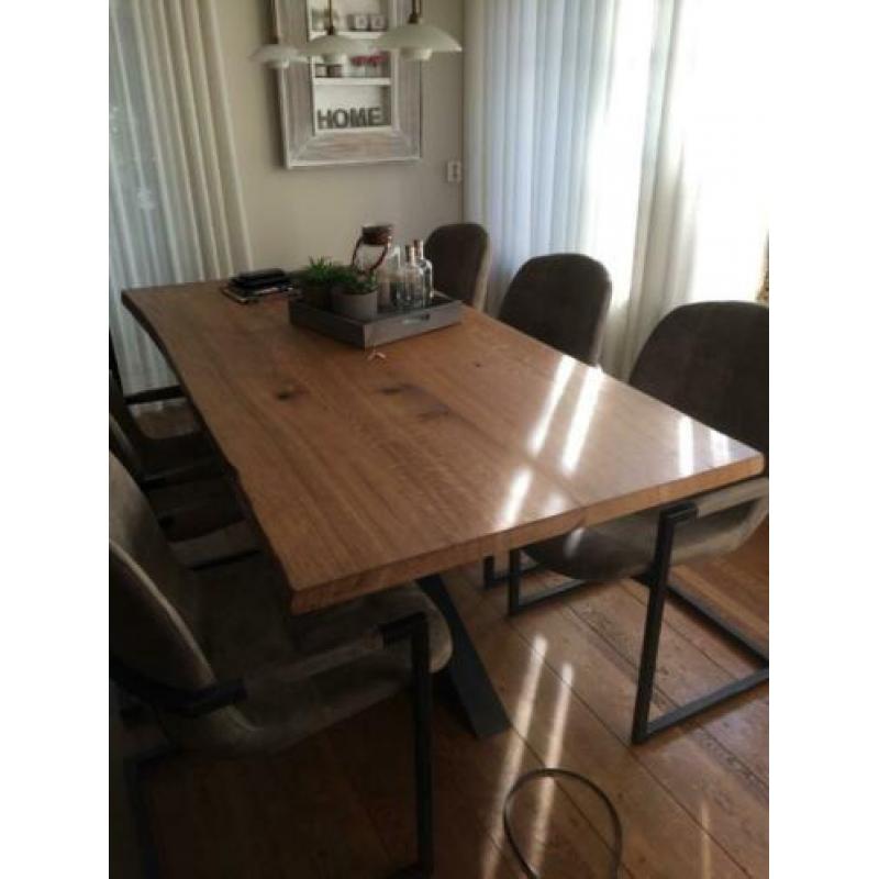 prachtige eiken boomstamplanken/schaaldelen 53mm dik