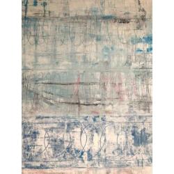 Groot abstract schilderij afmeting 115 x 75 cm