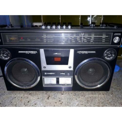 GhettoBlaster Sanyo M 4500 LU BoomBox 80 S Cassetterecorder