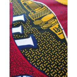 Afrikaanse Wax Stof | Vlisco | 90x120 cm