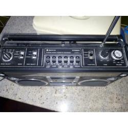 GhettoBlaster Sanyo M 4500 LU BoomBox 80 S Cassetterecorder