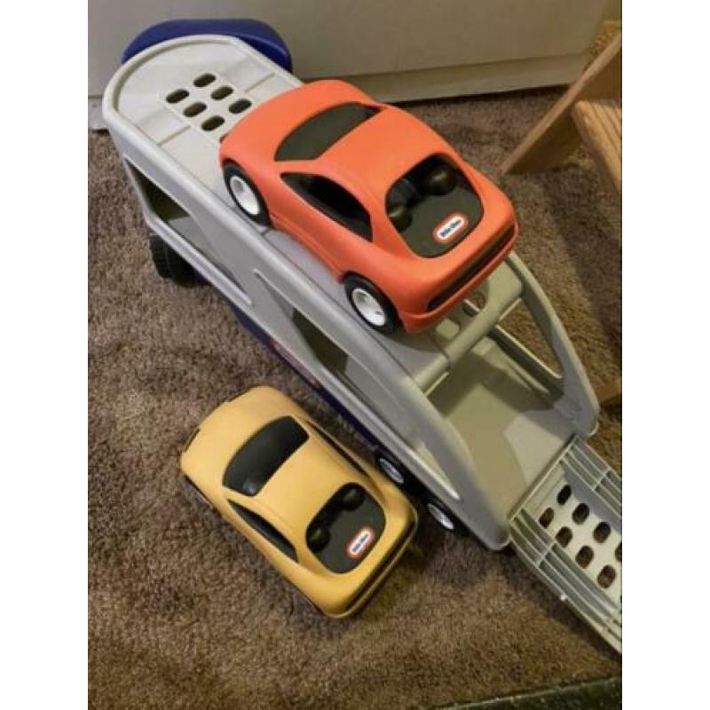 Little tikes vrachtwagen met twee auto s