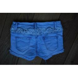 Jeans short met kant - maat 36