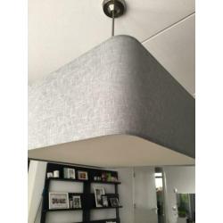 Hanglamp grijs vierkant 68x68 cm