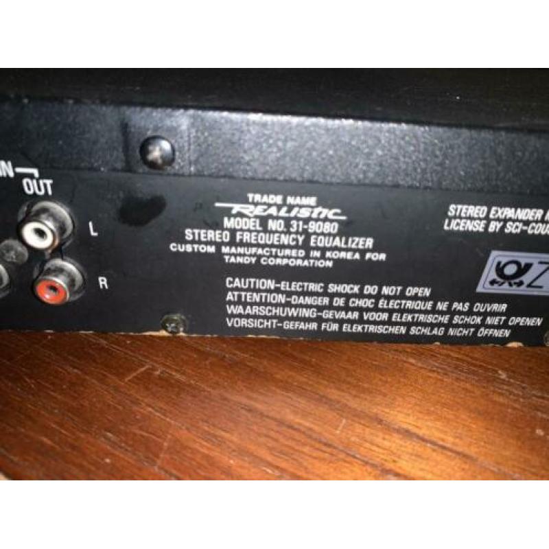 Realistic equalizer 31-9080
