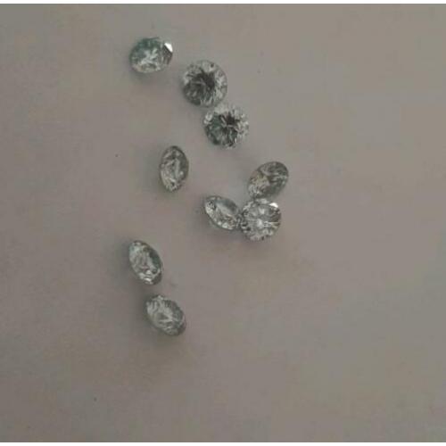 Moissanite ijsblauw 9 stuks samen 2, 90 krt