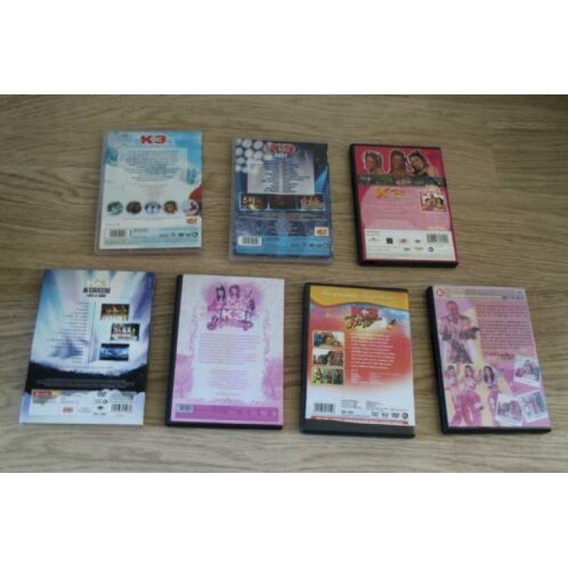 16x Diversen DVD'S van K3, SESAMSTRAAT, SPROOKJESBOOM
