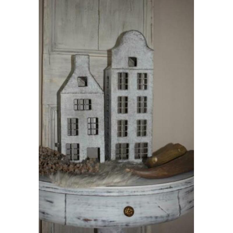 2 huisjes lantaarn mooi sfeervol
