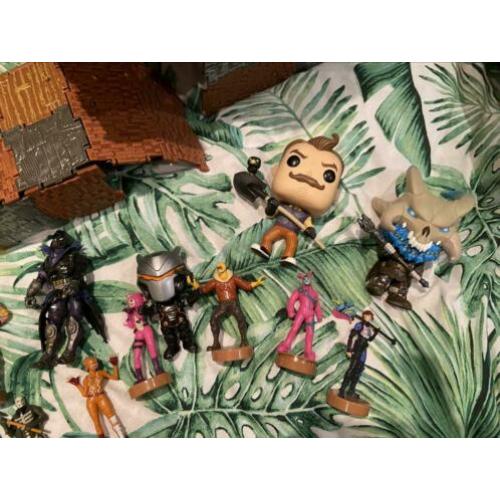 Fortnite actie figuurtjes en huis