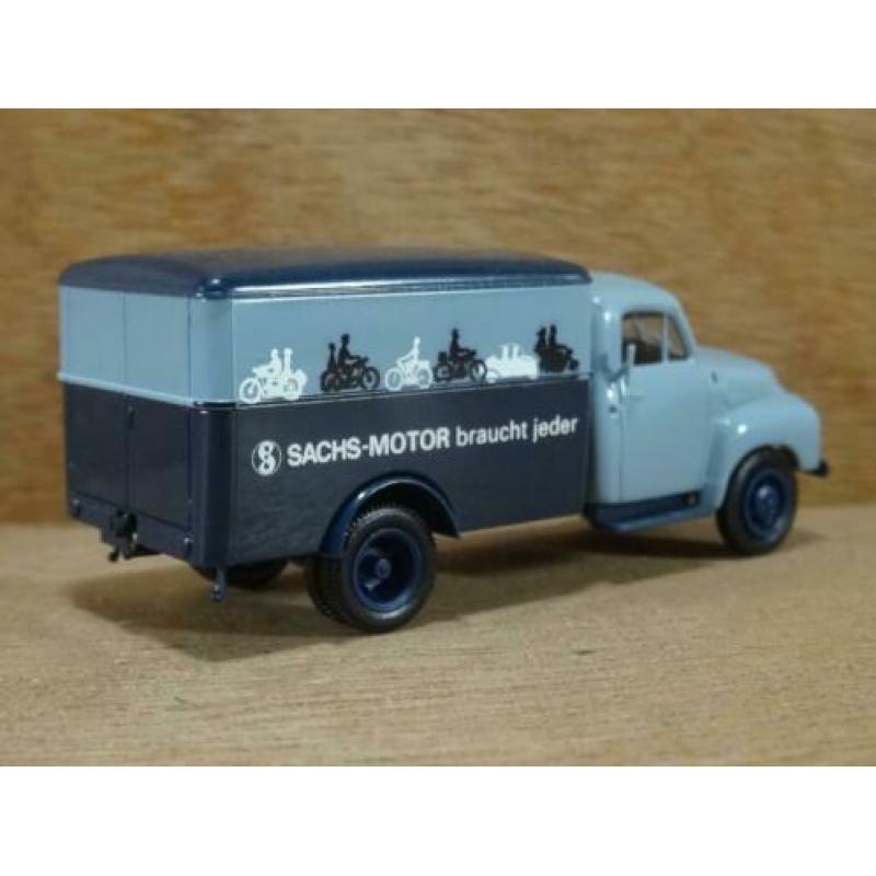 BREKINA 1:87, OPEL Blitz " SACHS MOTOR ", Zie Foto`s