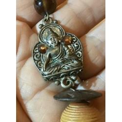 Vintage oorbellen thaise buddha oorbellen swarovski kralen