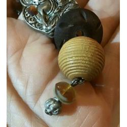Vintage oorbellen thaise buddha oorbellen swarovski kralen