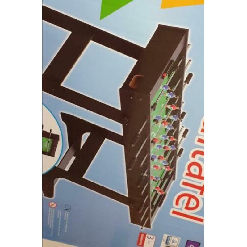 Tafelvoetbal inklapbare tafel 1.21 X 60 X 81 NIEUW IN DOOS