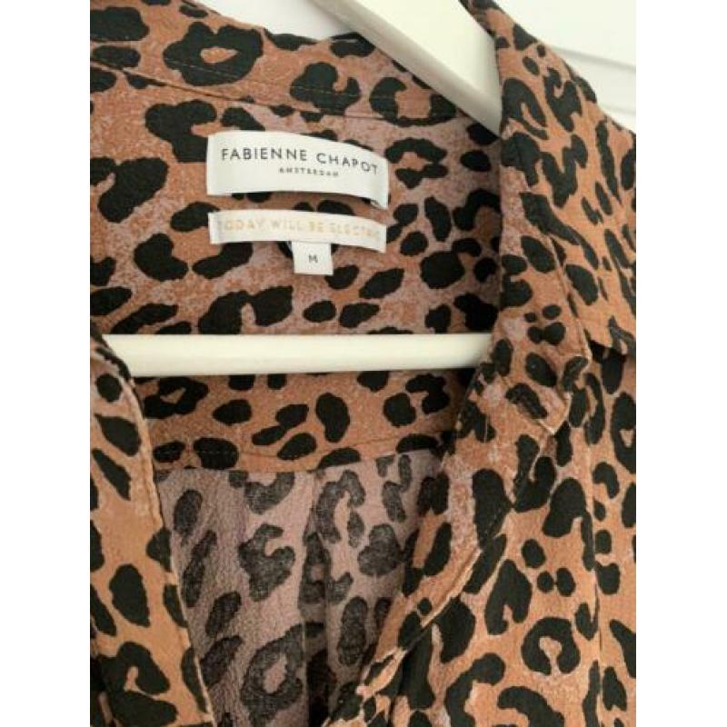 Fabienne Chapot blouse maat 38 panterprint