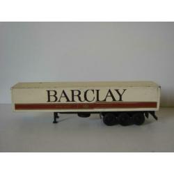 NZG 3 as kastentrailer Barclay Ltd. schaal 1:50