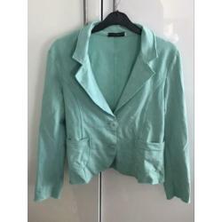 Leuke mint groene blazer maat L