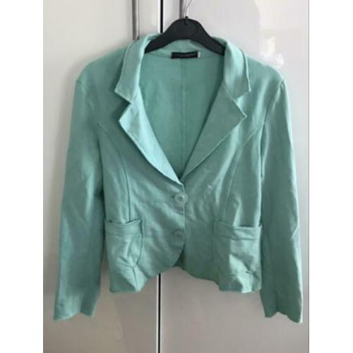 Leuke mint groene blazer maat L