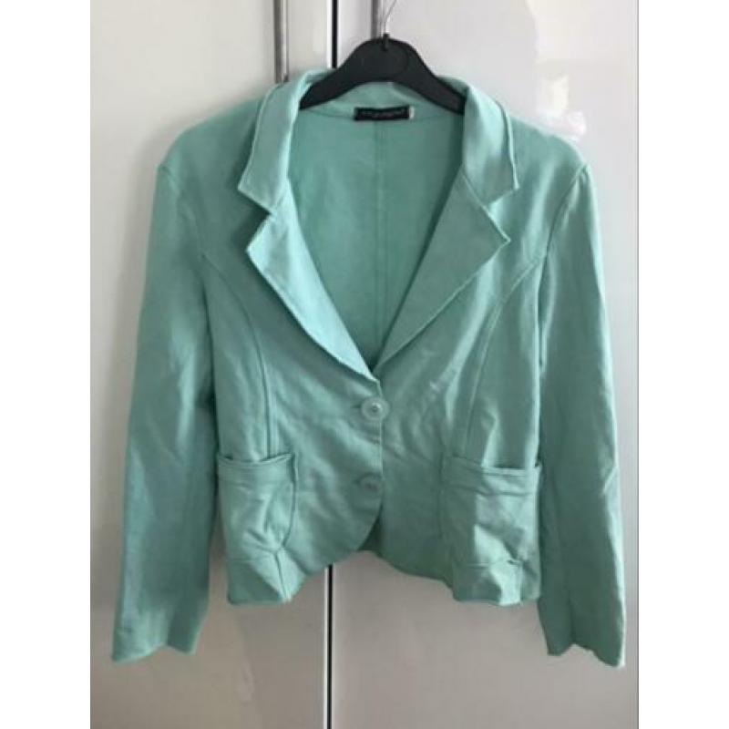 Leuke mint groene blazer maat L