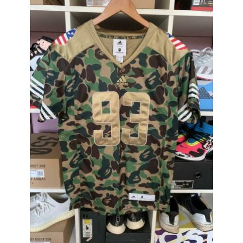 Bape x adidas jersey (shirt) size S
