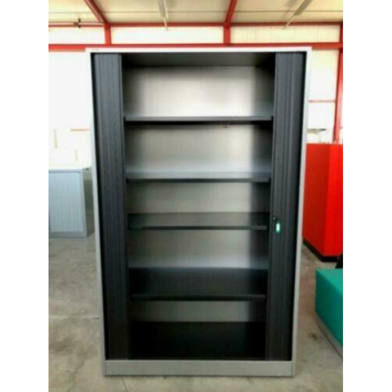 Ahrend , roldeurkasten , archiefkasten , zwart/grijs