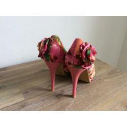 Sacha gebloemde pumps maat 39