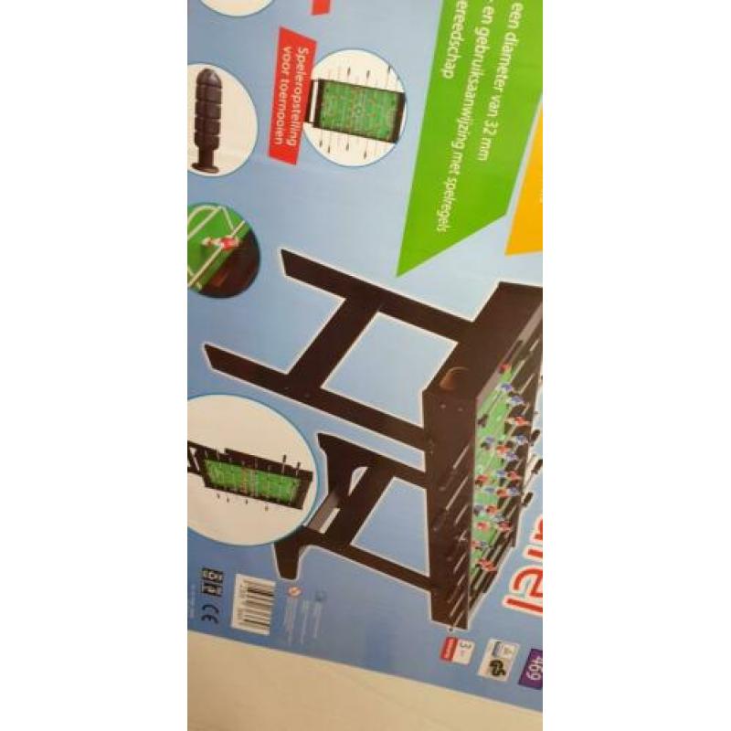 Tafelvoetbal inklapbare tafel 1.21 X 60 X 81 NIEUW IN DOOS