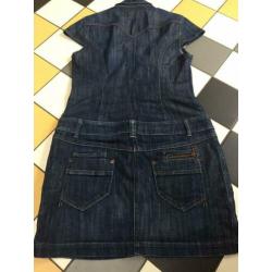 Miss etam fitt denim spijker’jurkje 42 donkerblauw
