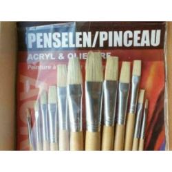 Nieuwe penselen voor acrylverf en olieverf
