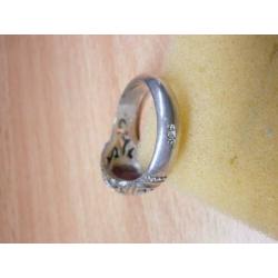 Antiek Robijn zilver ring %100 natuurlijk robijn