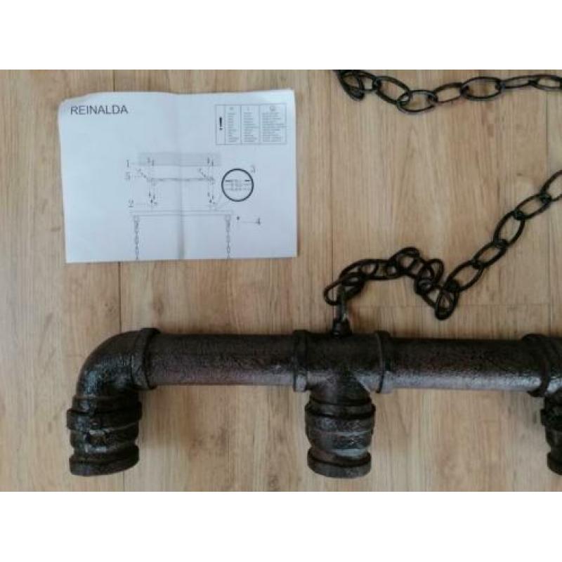 Steigerbuis hanglamp / industriele lamp "Reinalda"