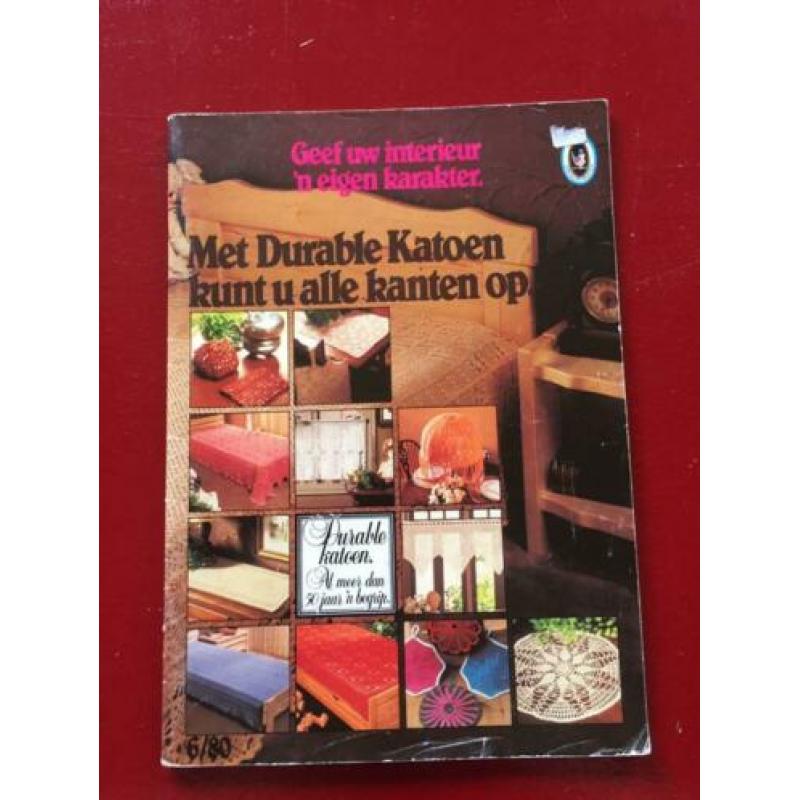 Met Durable katoen kunt u alle kanten op. 1980. Haken.
