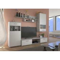 UITVERKOOP! Wandmeubel-set TV-meubel MATH 230x180x40cm OP=OP