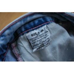 Jeans short met kant - maat 36