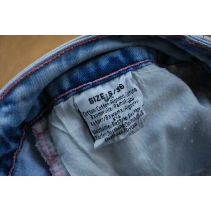 Jeans short met kant - maat 36